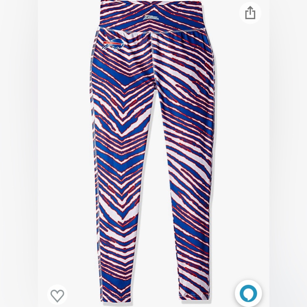 Womens Buffalo Bills Zubaz Leggings